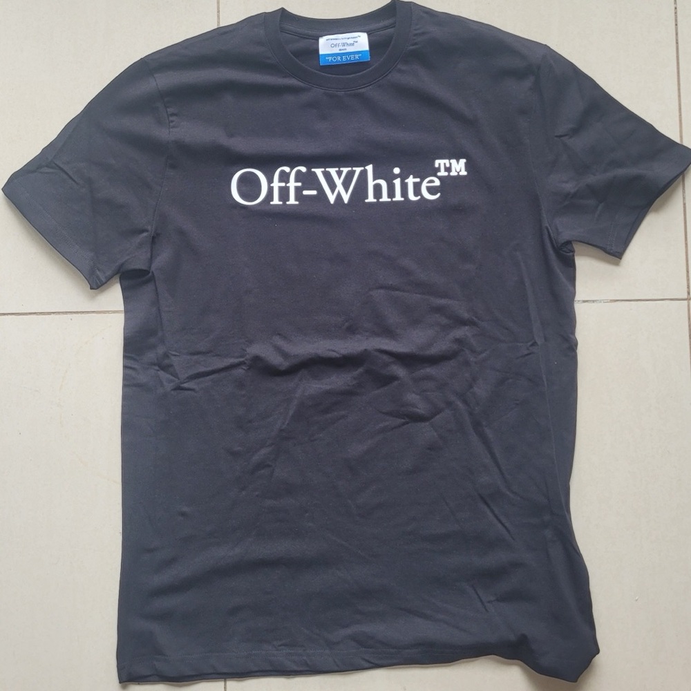 Off-White Big Bookish Skate Black Graphic T-Shirt
